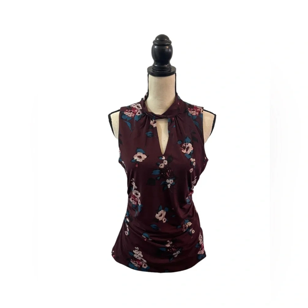 White House Black Market Sleeveless Blouse Top Size Medium